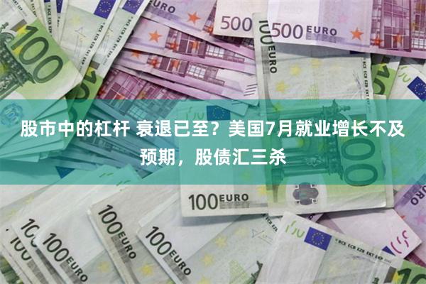 股市中的杠杆 衰退已至？美国7月就业增长不及预期，股债汇三杀