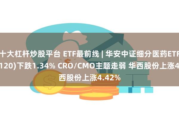 十大杠杆炒股平台 ETF最前线 | 华安中证细分医药ETF(512120)下跌1.34% CRO/CMO主题走弱 华西股份上涨4.42%