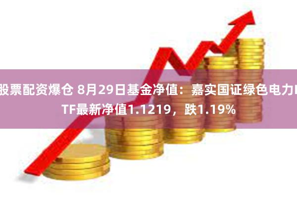 股票配资爆仓 8月29日基金净值：嘉实国证绿色电力ETF最新净值1.1219，跌1.19%