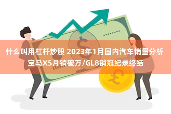 什么叫用杠杆炒股 2023年1月国内汽车销量分析 宝马X5月销破万/GL8销冠纪录终结